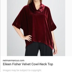 🌹 Eileen fisher velvet top🌹